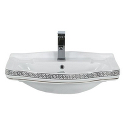 Раковина Creavit Klasik KL065-OX версаче хром| 65x20x49