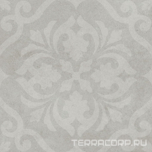 Керамогранит Kerama Marazzi Монсеррат Декор  серый светлый матовый обрезной 60х60 Серый 