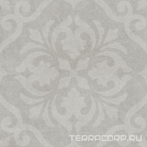 Керамогранит Kerama Marazzi Монсеррат Декор  серый светлый матовый обрезной 60х60 Серый 