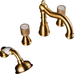 Смеситель Boheme Royal Cristal 395 на борт ванны| 5x19x19