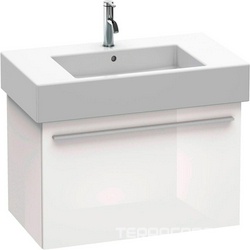 Тумба под.550х445хh448мм, (д/рак.Vero арт.045460 хх хх), ,1 выдв.ящик, 2 контейнера, ручка и крепл.в компл., (цв. белый глянц.) X-Large ZZ