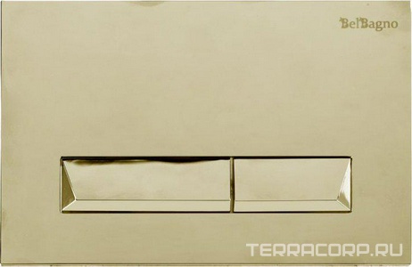 Кнопка смыва BelBagno MARMI, цвет-золото ZZ BelBagno Marmi bb013-mr-oro
