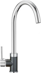 Смеситель Granula GR-3125 для кухонной мойки, черный| 10x37x26