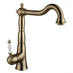 Смеситель для кухни, цв.бронза ZZ