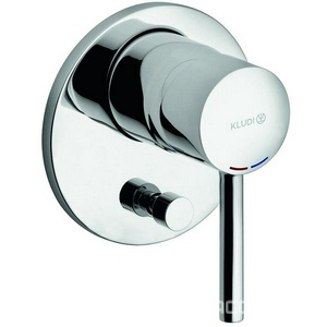 Смеситель для ванны с душем Kludi Bozz 387160576,  встаиваемый в стену, на 1 отверстие, БЕЗ внутренней части и аксессуаров, цв. хром, ZZ Kludi BOZZ 387160576