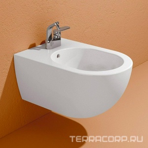 Биде подвесное 54х36хh27см, крепёж в компл., (цв. белый), App ZZ Flaminia APP AP218