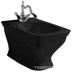 Биде подвесное 36х54см, крепёж в компл., (цв.glossy black), Civitas ZZ ArtСeram civitas CIB001 03;00