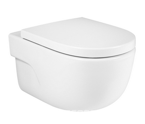 Унитаз подвесной Roca Meridian 34624L000 безободковый| 56x36x33