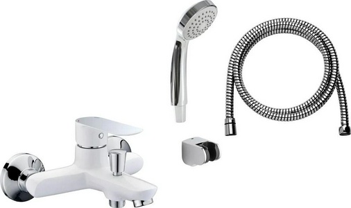 Смеситель Triton Панама 16304W-D125 для ванны с душем, ZZ Triton панама Щ0000002376 / к.т. 245026