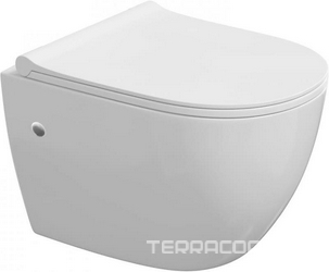 Подвесной унитаз OKUS 48 см c крышкой-сиденьем Toma Slim SO микролифт, безободковый, цв.белый, ZZ