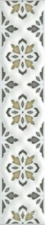 Керамическая плитка Kerama Marazzi Клемансо STG\A621\17000 Бордюр  орнамент ZZ3.1x15 Комбинированный 