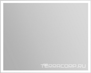 Зеркало 1000x30x800мм, реверс., с встроен.по периметру светильником, сенсорн.выключат и подогревом, 12W, 220-240V, BelBagno ZZ