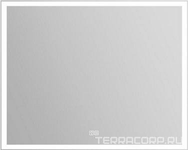 Зеркало 1000x30x800мм, реверс., с встроен.по периметру светильником, сенсорн.выключат и подогревом, 12W, 220-240V, BelBagno ZZ BelBagno Универсал SPC-GRT-1000-800-LED-TCH-WARM