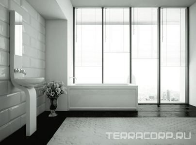 Акриловая ванна Акватек Мия 165*70 см, БЕЗ панелей, ножек и сифона. белая ZZ Акватек мия MIY165-0000001