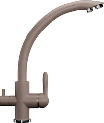 Смеситель Ulgran U-017 302 песочный, для кухонной мойки| 14x33x23