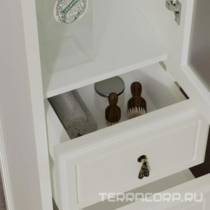 Пенал  напольный 314x1982x380 мм, правый, без бел. корзины, цвет Белый матовый ZZ Opadiris Риспекто Z0000012642