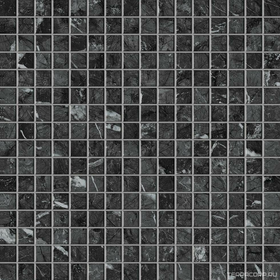 Керамогранит Atlas Concorde Italy Marvel Dream Marvel Grigio Intenso Mosaico Lappato 30x30 Серый, фото 3
