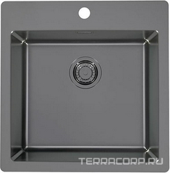 Мойка кухонная Alveus Pure Monarch 30 антрацит| 52x51x19