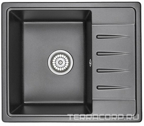 Мойка кухонная Granula Standart ST-5803 черная| 50x58x20