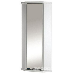 Шкаф угловой "ПРИЗМА-М", 284x284x862 мм,  правый, цвет белый глянцевый ZZ