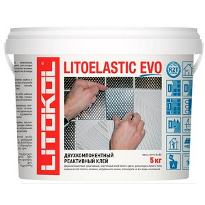 Двухкомп. полиуретановый клей ( комп. А+В) LITOELASTIC  EVO 5 кг. Litokol LitoElastic EVO 82788