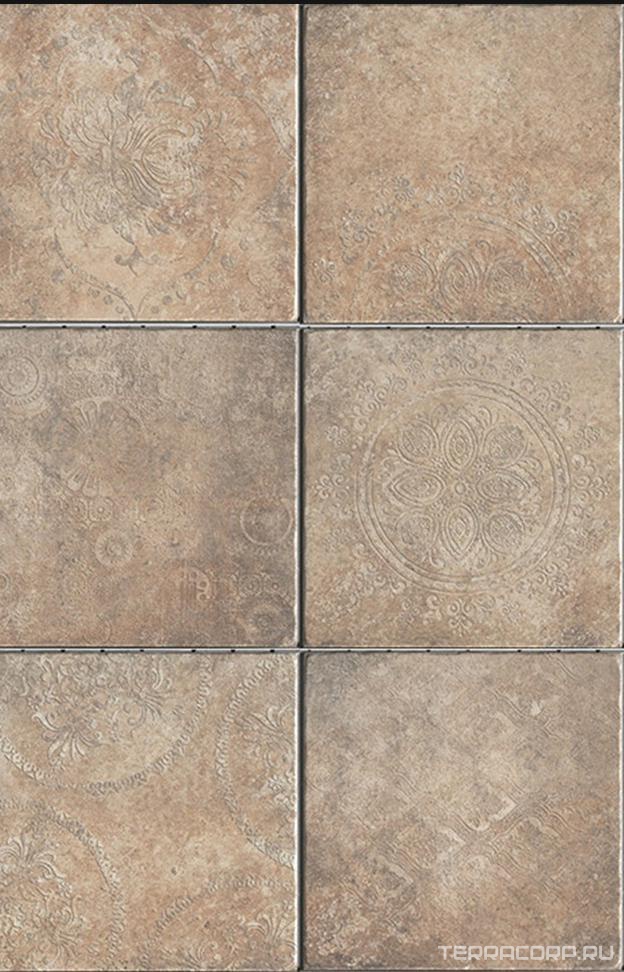 Керамогранит CIR Recupera Mix Cotto Ocra 40x40 Бежевый, фото 3