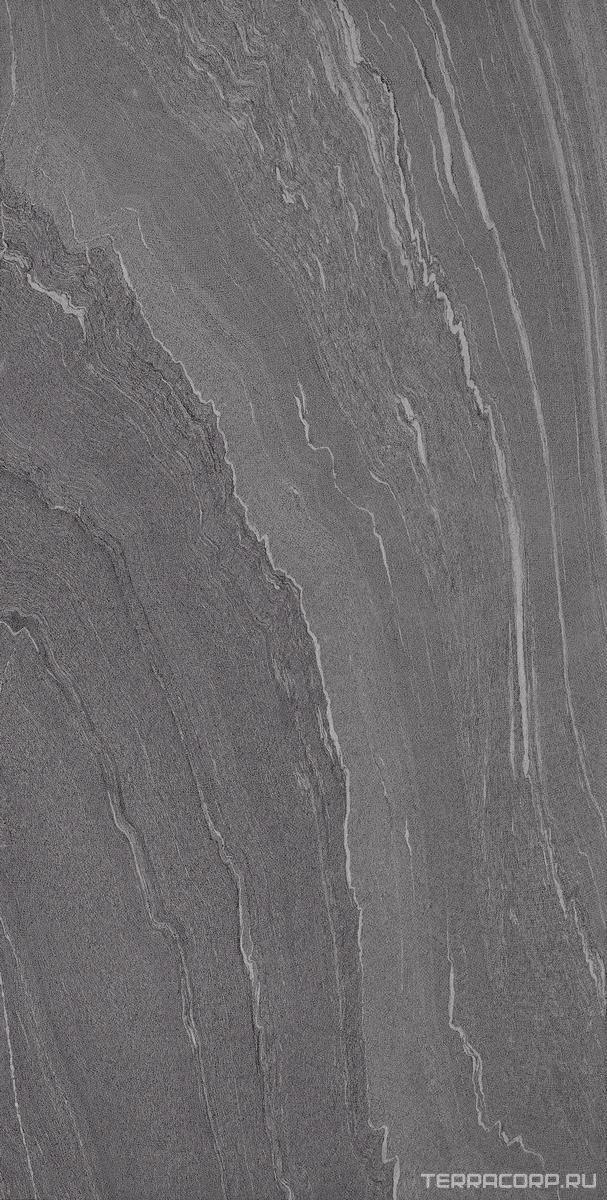Керамогранит Ergon Stone Talk Dark Martellata Nat. Ret.ZZ60x120 Серый, фото 7