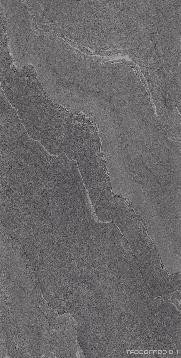 Керамогранит Ergon Stone Talk Dark Martellata Nat. Ret.ZZ60x120 Серый, фото 3