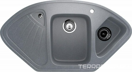 Мойка кухонная Ulgran U-501-342 графитовая| 55x103x17