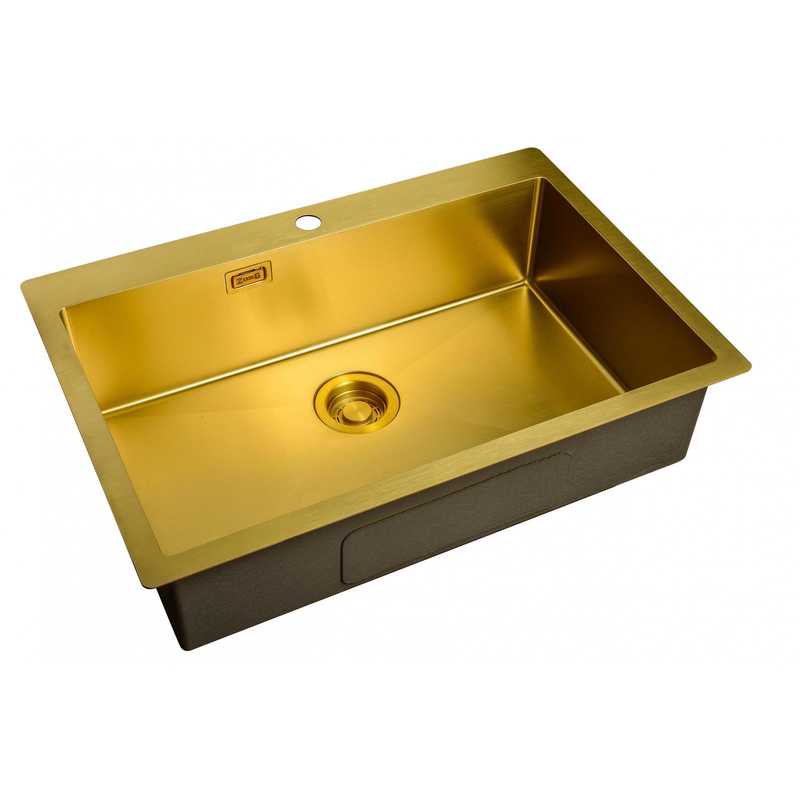 Мойка кухонная Zorg Light ZL R 750510 BRONZE| 51x75x20