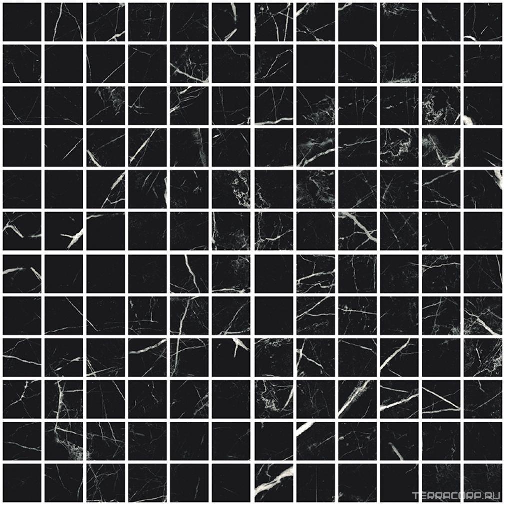 Мозаика Fioranese Marmorea Mosaico 2,5x2,5 Port Laurent 30x30 Черный, фото 3