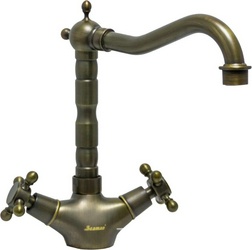 Смеситель Seaman Barcelone SSL-5079 Bronze для кухонной мойки| 17x24x23