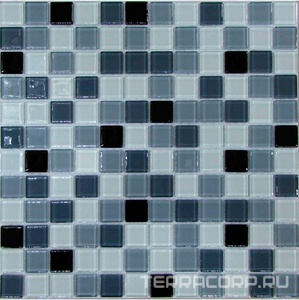 Мозаика Спектр-М Микс стекло Мозаика из стекла на сетке S10-090 30x30 Комбинированный 