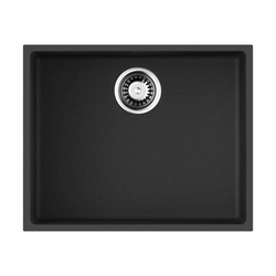 Мойка кухонная Omoikiri Bosen 54-U-BL черная| 44x54x22