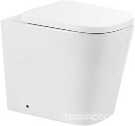 Унитаз приставной BelBagno Albano безободковый| 51x36x45