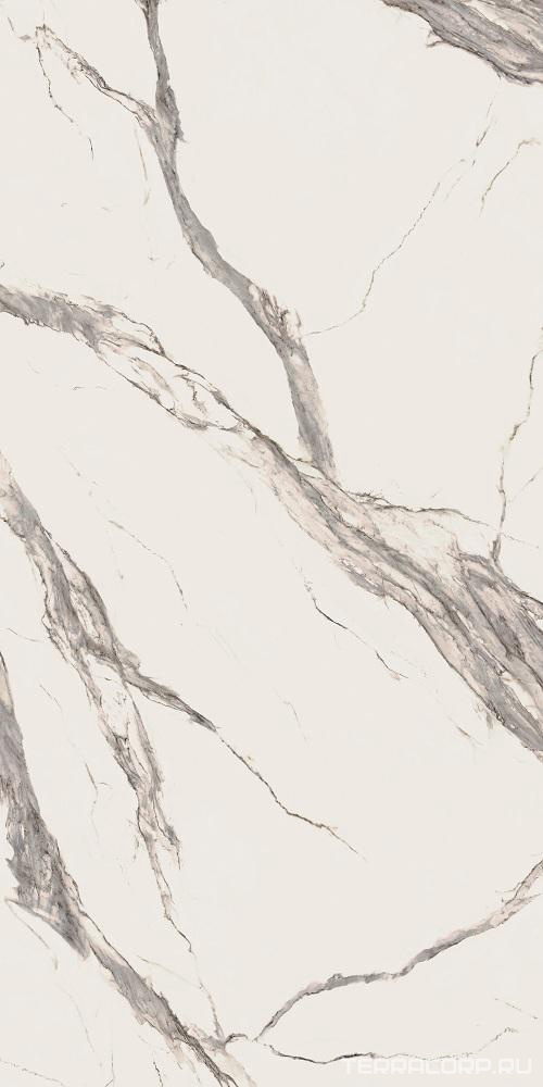 Керамогранит Gardenia Orchidea Slabs Calacatta Statuario A Lap ХХ 160x320 Белый, фото 4