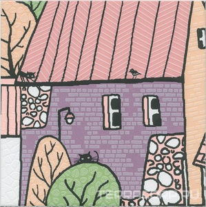 Керамическая плитка Kerama Marazzi Городок Декор  3 матовый 20х20 Комбинированный 