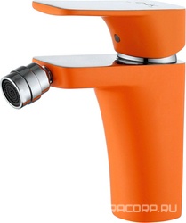 Смеситель D&K Berlin Kunste DA1432213 для биде, оранжевый| 4x15x14