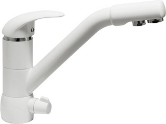 Смеситель Seaman Barcelone SSL-5361 Snow для кухонной мойки| 5x18x26