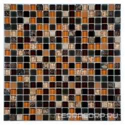 Мозаика из стекла на сетке SK10-201 ZZ 30x30