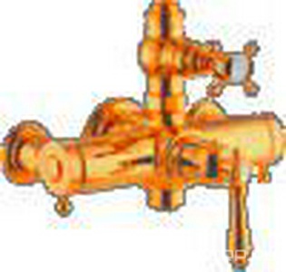 Смеситель для душевой стойки  (цв.бронза, ручки  Half Dome), Nicolazzi ZZ Nicolazzi Classical luxury 4917 BZ70