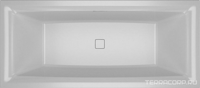 Ванна180x80x47, без сифона, панелей, ножек, (акрил),  Still Square ZZ Riho still square B099001005