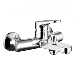 Смеситель Bravat Eler F6191238CP-01 для ванны с душем| 19x11x19