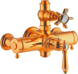 Смеситель для душевой стойки  (цв.бронза, ручки Dames Anglaises), Nicolazzi ZZ Nicolazzi Classical luxury 4917 BZ18