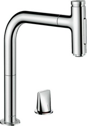 Смеситель Hansgrohe Metris Select 73818000 для кухонной мойки