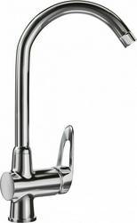 Смеситель Ulgran U-006 хром, для кухонной мойки| 13x36x21