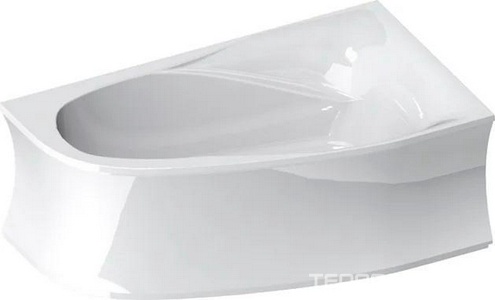 Ванна 1700x1000xh450мм, без панели, ножек, слива-перелива, литой мрамор цв.белый глянец., Селена Правая ZZ Астра-Форм селена Селена Правая