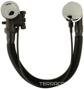 Слив-перелив к ванне полуавтомат, хром XX Veragio Sbortis VR.SBR-8332.CR