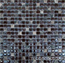 Мозаика из стекла на сетке SK10-129 ZZ |30x30