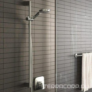 Душевая стойка h 65см, лейка, шланг 1,6м в компл., (цв.белый/хром), Croma Select S Vario Hansgrohe Crometta 26562400